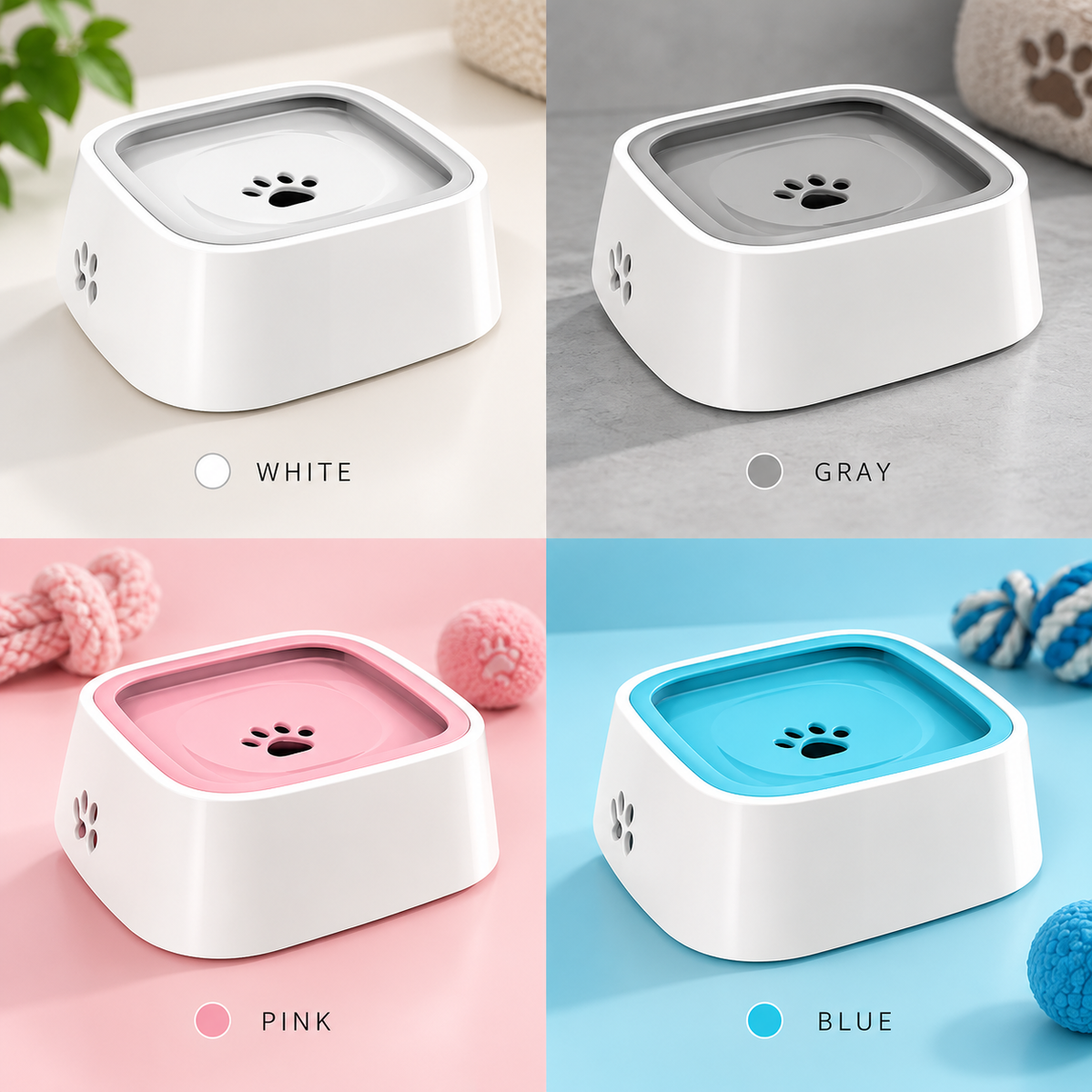 Floating Dog Water Bowl – Slow Drinking, Splash-Resistant, Non-Skid & Large Capacity
